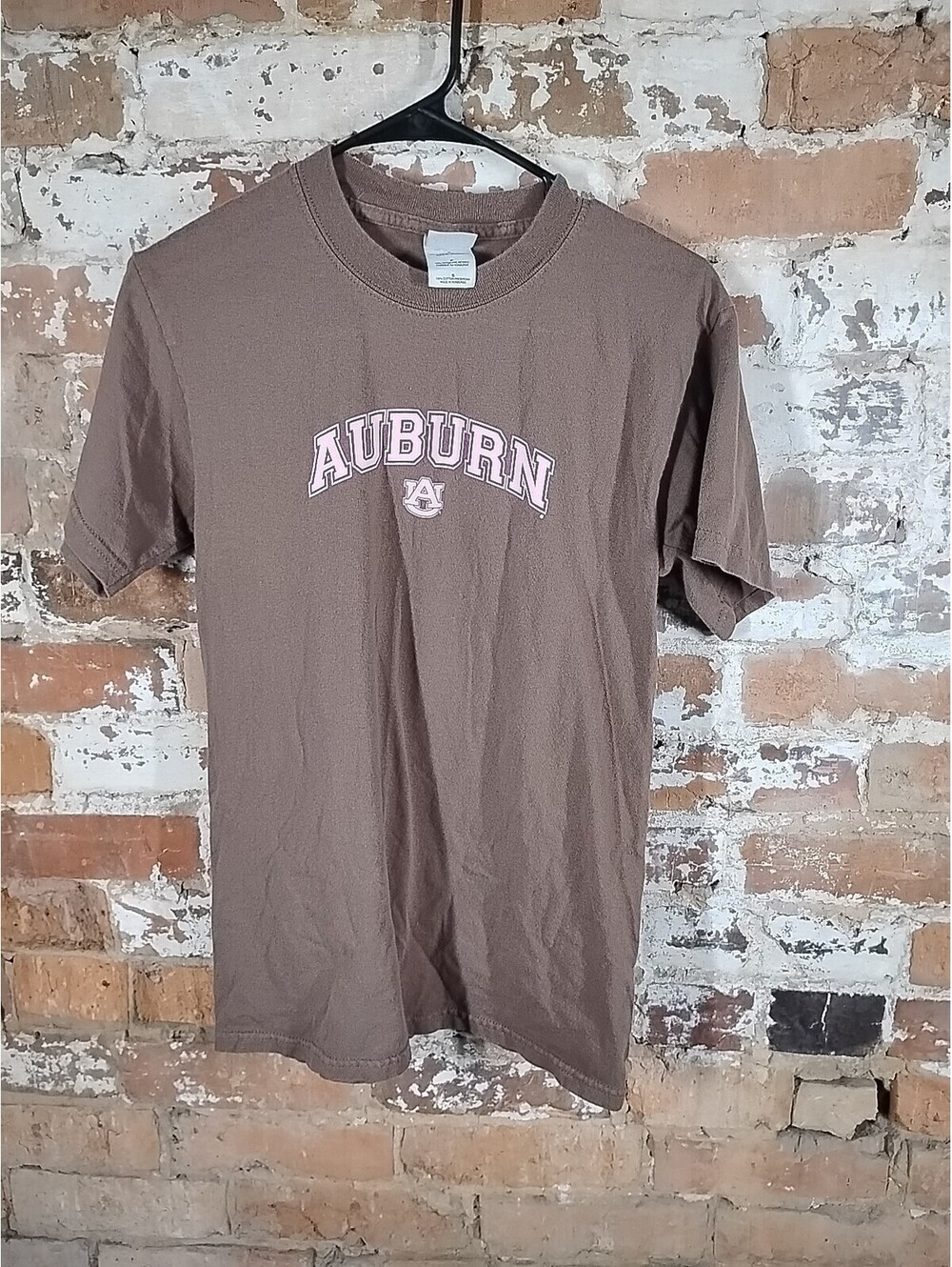 Women's Small Auburn University Brown And Pink T Shirt